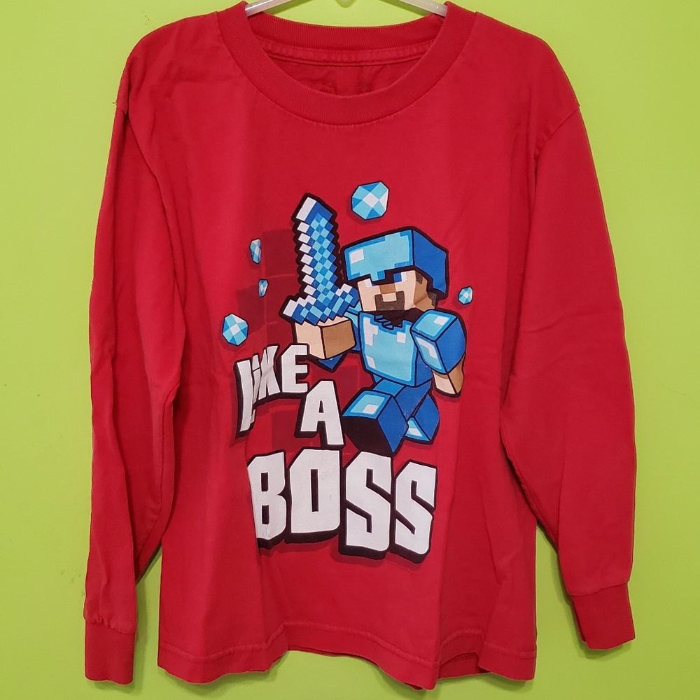💥4/$20💥Kids' Minecraft Shirt Youth small